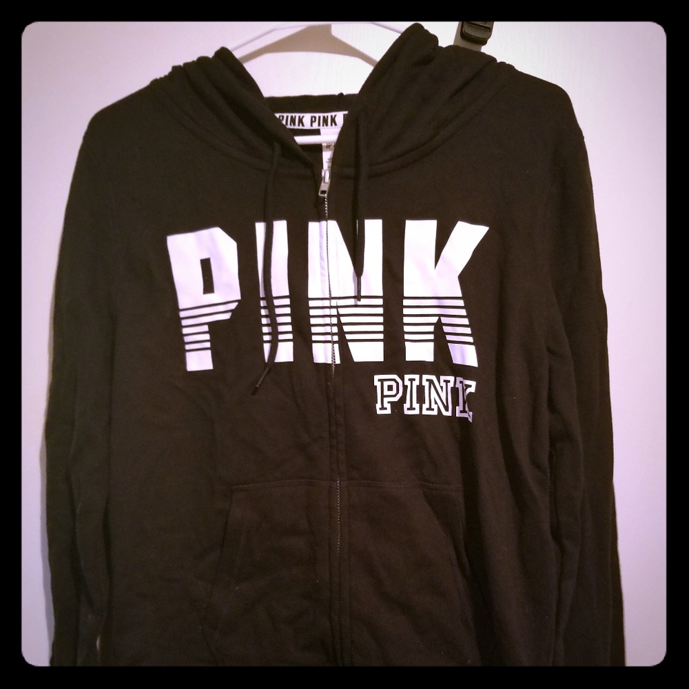 EUC Victoria Secret zip up hoodie